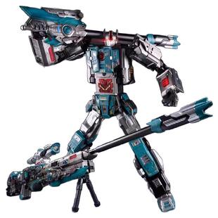 儿童变形玩具审判裁决者加特林碾压者可发射机器人模型手办礼物