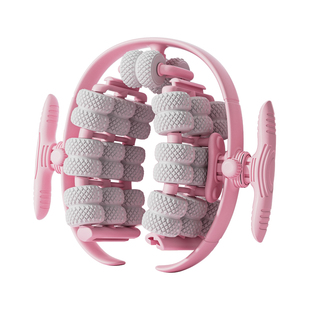 腿部按摩器经络疏通环形滚轮夹小腿瘦腿神器滚轮静脉曲张肌肉放松