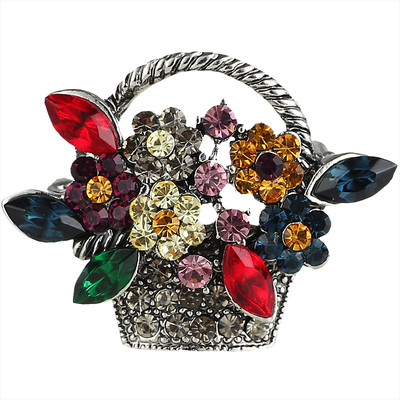 花篮小胸针 胸花女毛衣针织衫别针配饰530