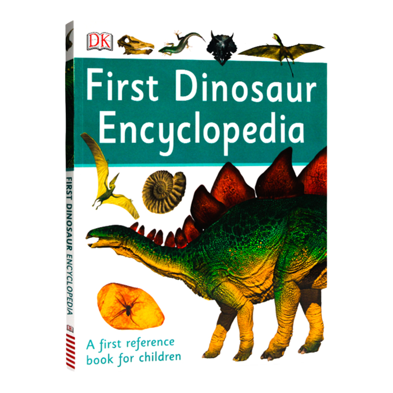 进口英文原版正版DK恐龙百科全书 First Dinosaur Encyclopedia 图解词典 儿童学习参考书 First Reference 儿童百科科普图书