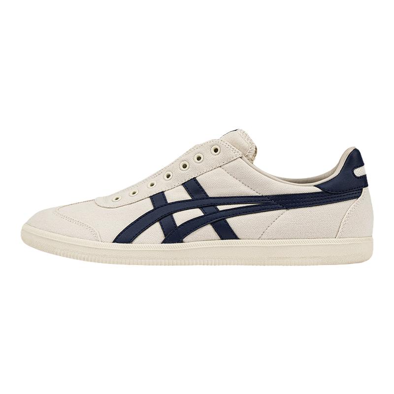 Onitsuka Tiger鬼塚虎TOKUTEN SLIP-ON春夏米色一脚蹬德训鞋