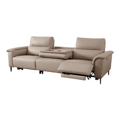 顾家带翻倒几电动功能皮沙发