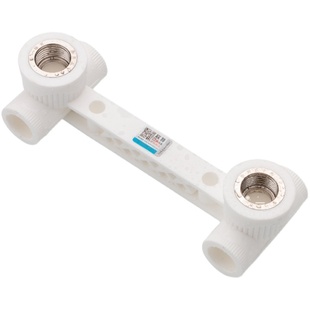 ppr内丝双联弯头双联直接淋浴定位器固定器连体弯头双连弯头20 25