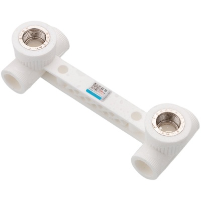 ppr内丝双联直接固定器连体弯头