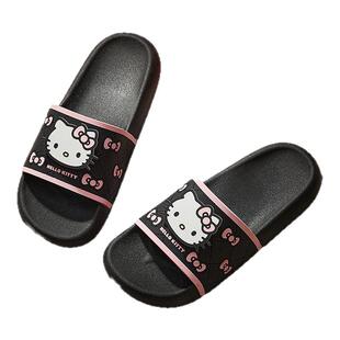 Gukoo/果壳Hellokitty联名女士拖鞋浴室一字拖卡通可外穿拖鞋