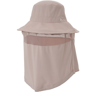 卡蒙帽子女全方位防晒帽大帽檐遮全脸遮阳帽防紫外线可拆卸渔夫帽