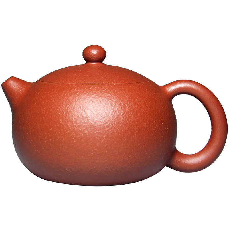 宜兴紫砂壶茶壶茶具 吴娟华原矿梨皮朱泥全手工180CC卡盖小品西施