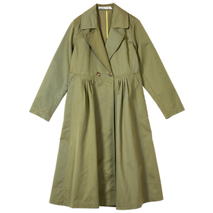 【ZOLLE因为】立体剪裁纯色英伦风外套风衣