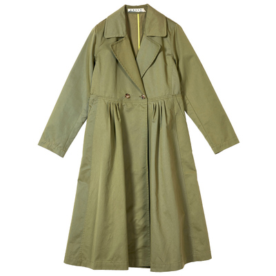 【ZOLLE因为】立体剪裁纯色英伦风外套风衣