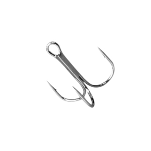 奥金ST36路亚微物三本钩超小号三爪角钩亮片马口白条翘嘴专用20号