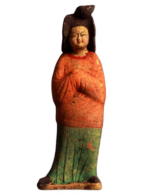 陶俑仿古仕女俑胖妞古玩收藏