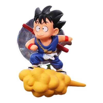 小孙悟空汽车车窗吸盘玩具悬浮七龙珠贴手办摆件会飞行桃白白