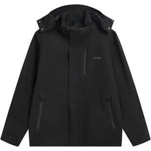 滔搏LI-NING李宁男子保暖三合一冲锋衣运动健身夹克外套AWBV113-3