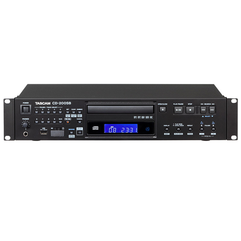 日本TASCAM CD-200SB CD专业抓轨机CD转WAV无损