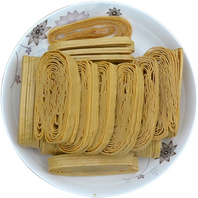 云南石屏工艺豆腐云丝油豆皮凉拌