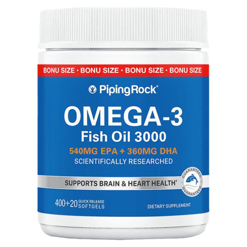 pipingrock朴诺深海鱼油胶囊omega3卵磷脂鱼肝油保健品海外旗舰店