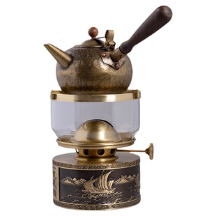 空气灯煤油灯烧水炉煮茶炉茶灯黄铜灯潮汕火油灯功夫茶具套装特价