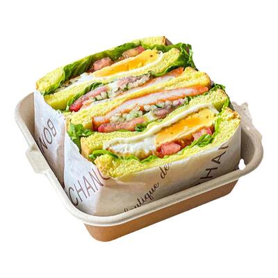轻食三明治一次性便当盒