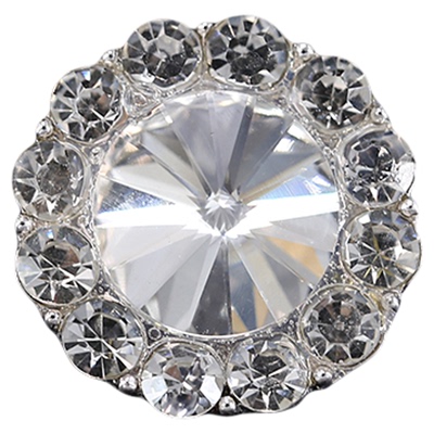 时尚高档大衣金属貂皮水晶扣子