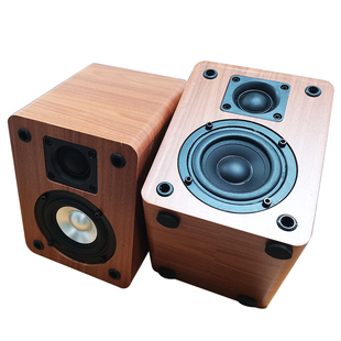 清仓原装2.0hifi进口音响真高音环绕功放专用低音炮书架无源音箱