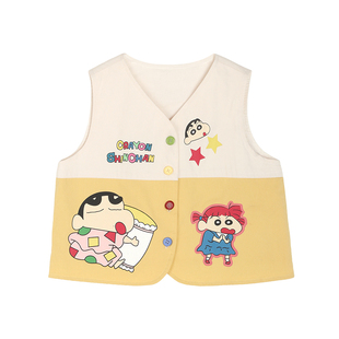 小O宝Okids童装宝宝秋装套装女蜡笔小新2026新款女童毛衣两件套装