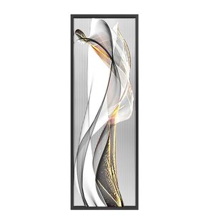 半墙隔断-简约轻奢入户客厅餐厅遮挡玄关卫生间钢化玻璃隔断屏风