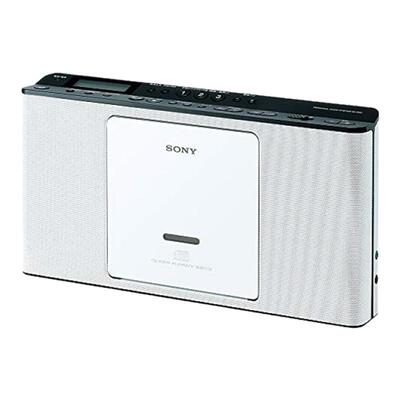 【日本直邮】Sony索尼收音机CD收音机音质好对应宽频FM白色
