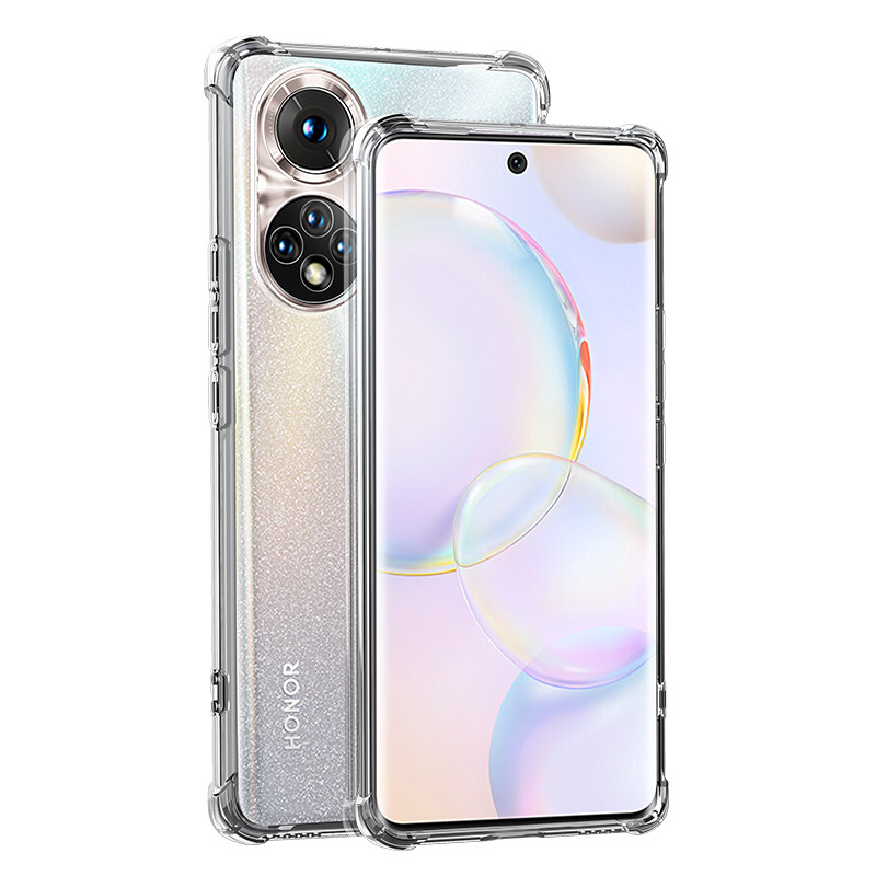 适用华为荣耀50SE手机壳30S透明honor 30pro十硅胶20i四角气囊软壳20青春版新款全包防摔男士女生保护套外