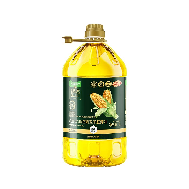 猫超臻选玉米胚芽油5L*3桶