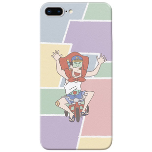 搞怪情侣适用iPhone8plus苹果X手机壳6s卡通7xr可爱xsmax蜡笔小新5se女款软1/2/3二三代