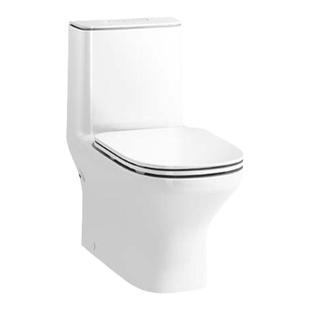 科勒明莱连体坐便器马桶家用超薄缓降盖板28220T