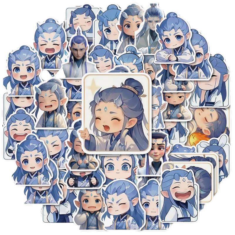 哪吒2之魔童脑海敖丙Q版卡通贴纸