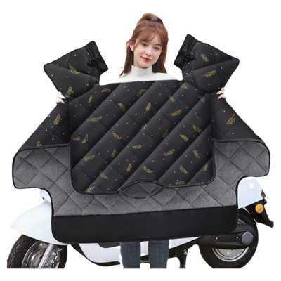 绿源专用电动车挡风被冬季加绒