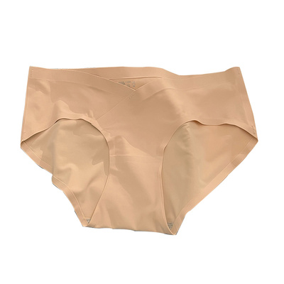 女士内裤简约无痕冰丝纯棉裆抗菌
