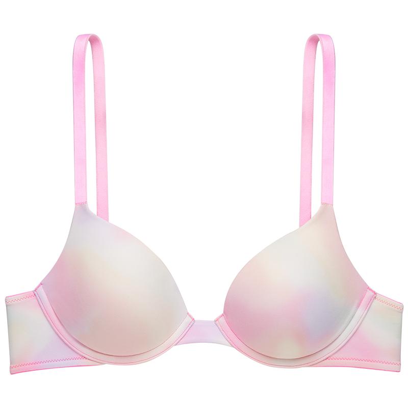 维密PINK 圆盘胸可调肩带无痕美背文胸内衣女薄款2804/2805/1690