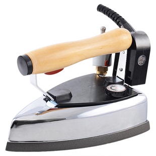 上海红心老式电熨斗工业干烫吊瓶式蒸汽大功率烫斗服装干洗窗帘店