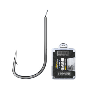 久岩100枚强硬锋袖鱼钩散装正品黑坑竞技袖合金钢材鲫鱼专用袖钩