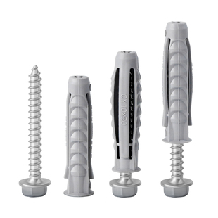 沪心液晶电视挂架膨胀螺丝四面体塑料膨胀管电视机支架膨涨塞胶塞