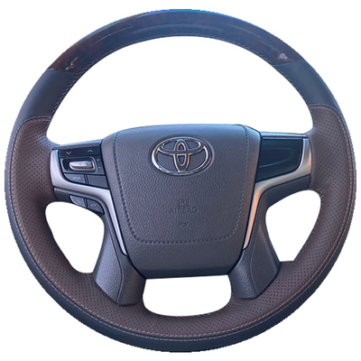徐记丰田霸道普拉多真皮方向盘套