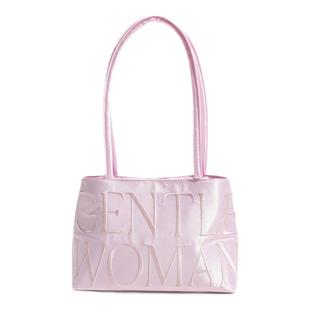 格调studio轻奢小众绸缎粉色包包夏日多巴胺手提包通勤单肩托特包