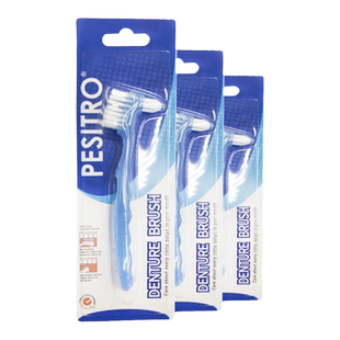 雅克菱假牙用牙刷双面设计义齿清洗假牙刷牙套矫正保持器口腔清洁