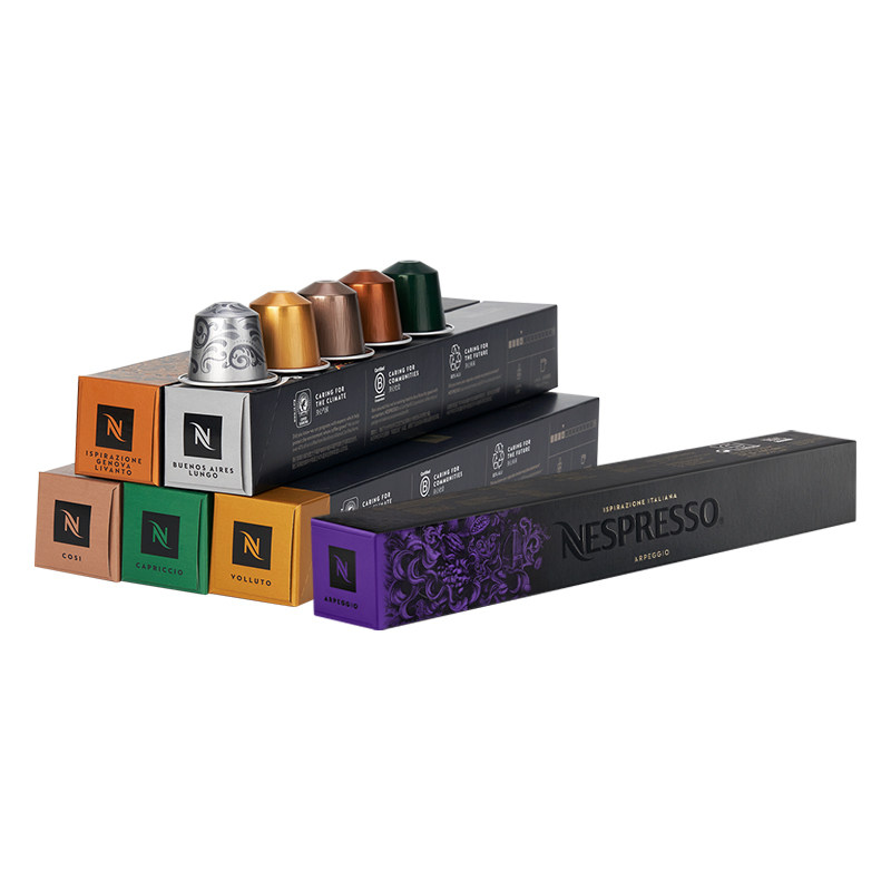 Nespresso奈斯派索胶囊咖啡温和淡雅咖啡胶囊套装60颗进口美式