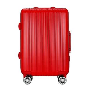 diplomat外交官红色行李箱结婚陪嫁箱拉杆箱万向轮新娘皮箱红箱子