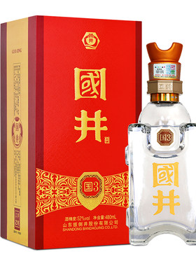 白酒38度国井国3_480ml*6瓶整箱国井香型粮食酒送礼宴请