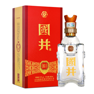 白酒38度国井国3_480ml*6瓶整箱国井香型粮食酒送礼宴请礼盒