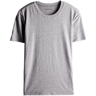 德国舒雅内衣男 全纯棉简约圆领打底衫修身t恤舒适汗衫短袖2件装