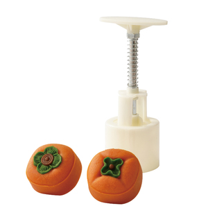 展艺柿子月饼模具手压式家用新款花生模型创意绿豆糕好事发生烘焙