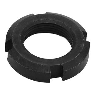 GB812圆螺母市场国标止退开槽锁紧螺母圆形并帽m10-m300淬火发黑