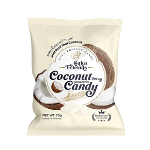 含泰国进口果肉芒果糖水果软糖果有嚼劲糖婚庆喜糖儿童糖果75g/袋