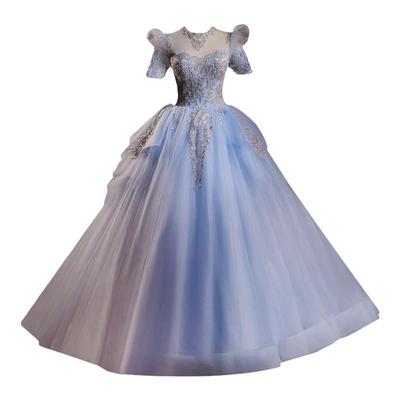 独唱声乐艺考演出服晚礼服蓬蓬裙